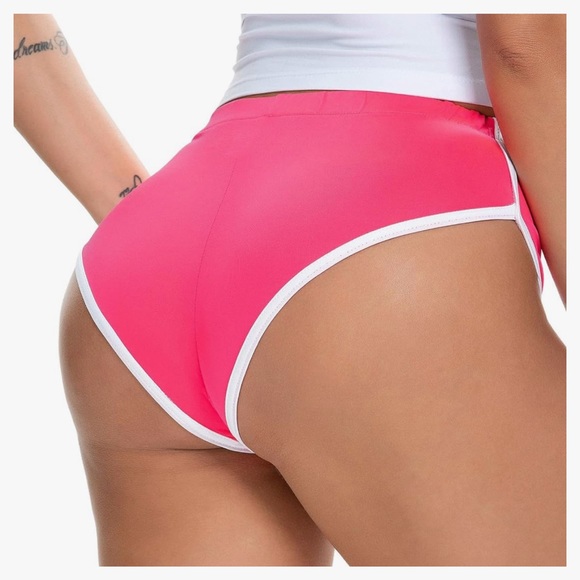 Womens Sports Booty Shorts New Size Large - Picture 2 of 3